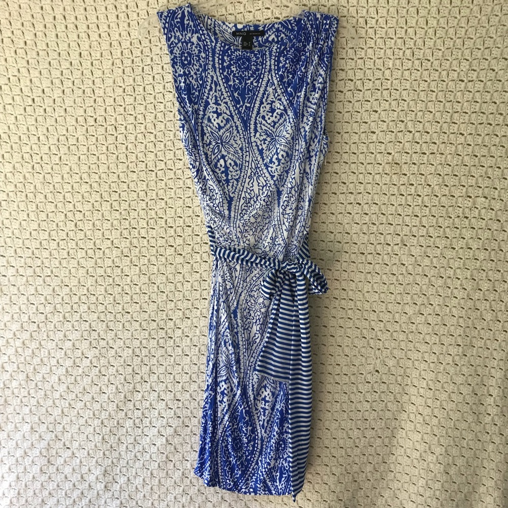MNG by Mango print sheath dress